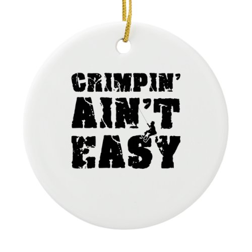 Climbing Ceramic Ornament