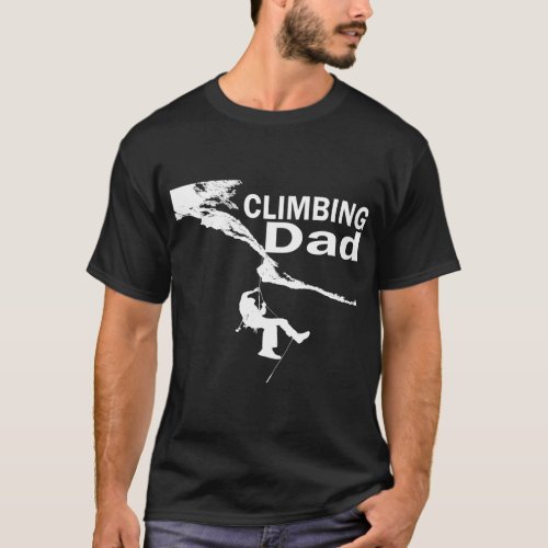 climbing dad T_Shirt