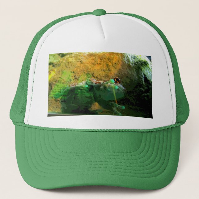 Climbing Frog CB Trucker Hat (Front)