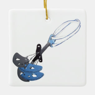 Climbing gear ornament