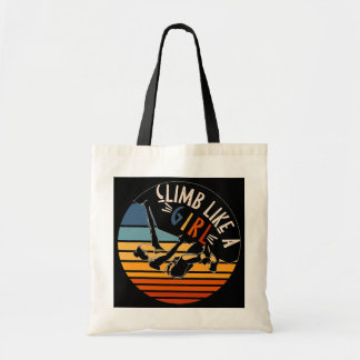 Climbing Girl Climber Women Bouldering  Tote Bag