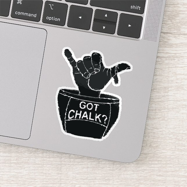 Climbing "Got Chalk" Sticker (Detail)