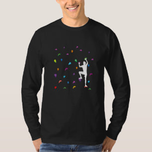 Climbing Graphic Rock Climber Bouldering Mountaine T-Shirt