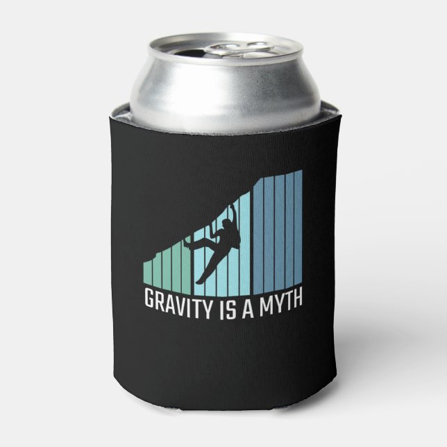 Climbing - Gravity Is a Myth Can Cooler (Can Front)
