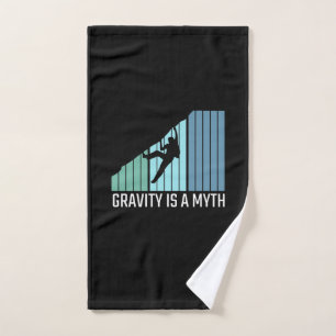 Climbing - Gravity Is a Myth Hand Towel