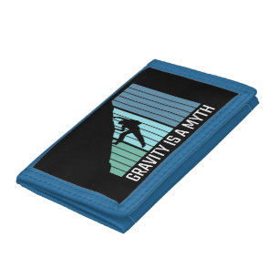 Climbing - Gravity Is a Myth Tri-fold Wallet