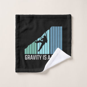 Climbing - Gravity Is a Myth Wash Cloth