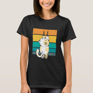Climbing Kitty Adventure Playful Paws Cats Nature T-Shirt