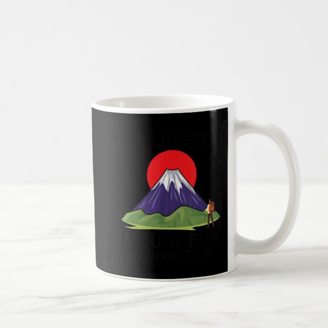 Climbing Mount Fuji  Coffee Mug (Right)