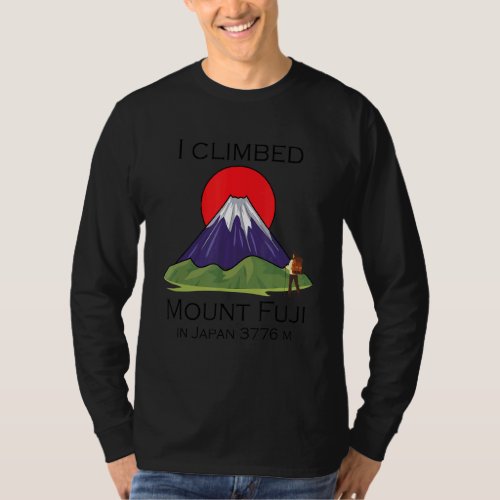 Climbing Mount Fuji T_Shirt
