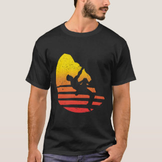 Climbing Mountain Rock Climber Bouldering Gift T-Shirt