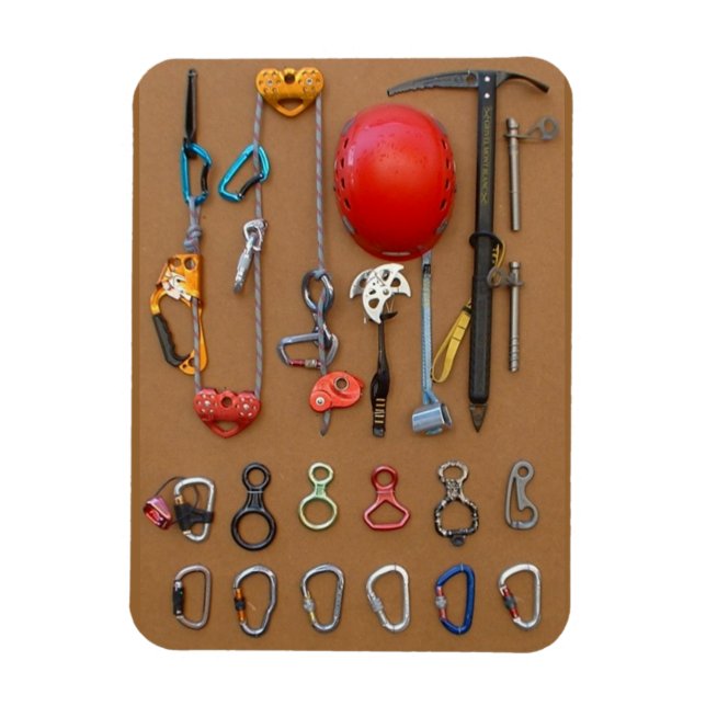Climbing / Mountaineering Gear Magnet (Vertical)