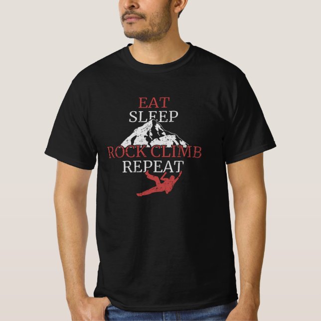Climbing Mountaineering Gift T-Shirt (Front)