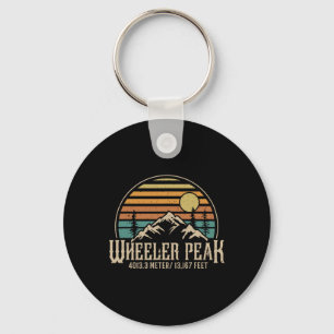 Climbing New Mexico Hiking Mountain Wheeler Peak Keychain
