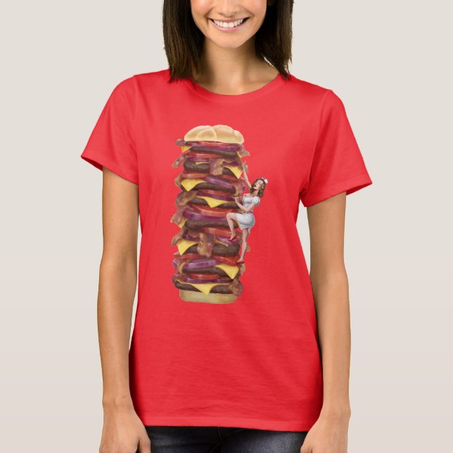 Climbing Nurse T-Shirt (Front)