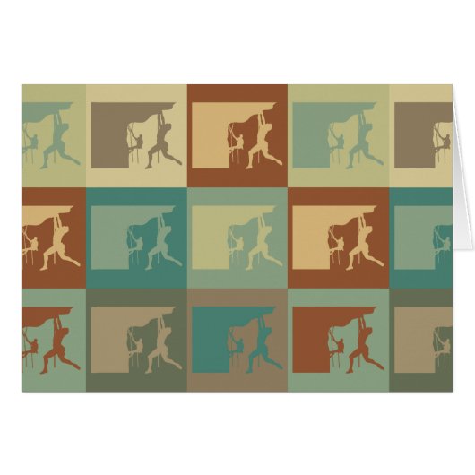 Climbing Pop Art Cards (Front Horizontal)