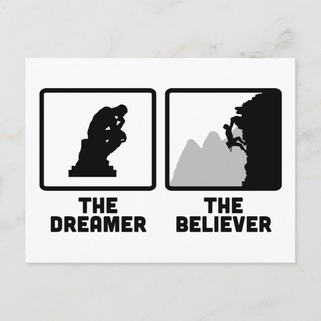 Climbing Postcard (Front)