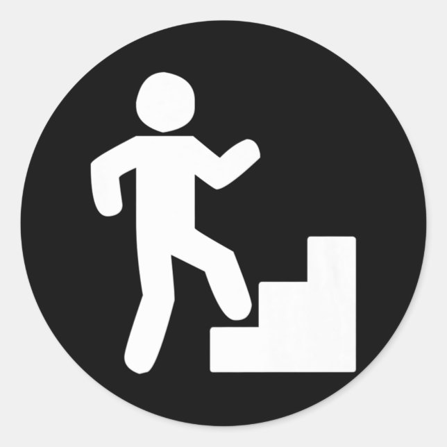 Climbing.rar Classic Round Sticker (Front)