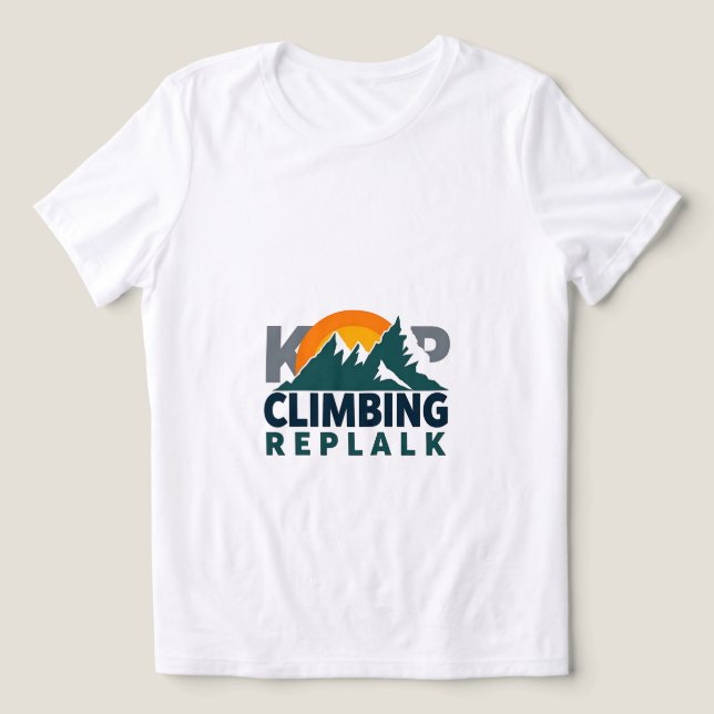 Climbing Replak Adventure Design  Tri-Blend Shirt (Design Front)