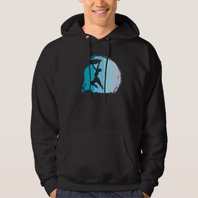 Climbing Retro Hoodie (Front)