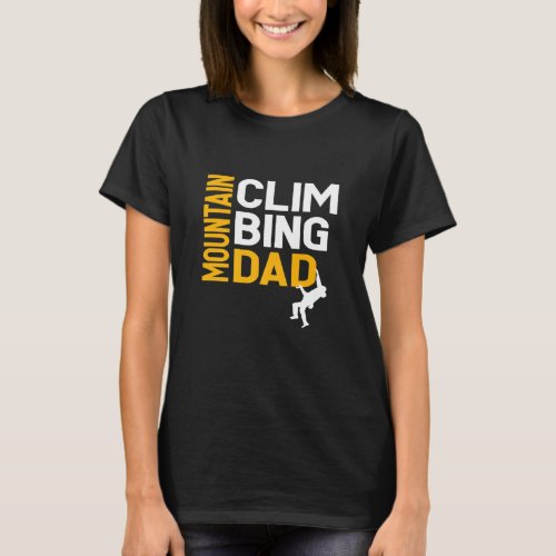 Climbing Rock Bouldering Climb Carabiner Climbers  T_Shirt