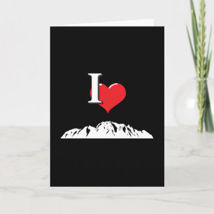 Climbing Rock Mountains Climber Climb Gift Idea Card
