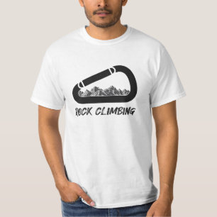 Climbing Rock Mountains Climber Climb Hiking Gift T-Shirt