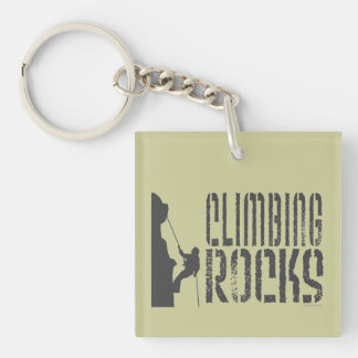 Climbing Rocks Keychain