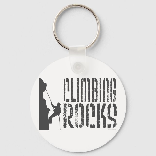 Climbing Rocks Keychain (Front)