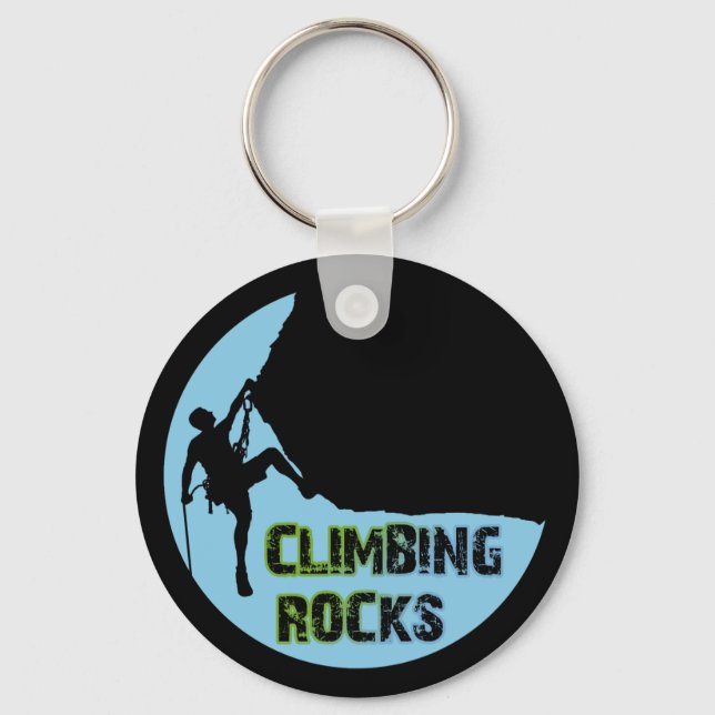 Climbing Rocks Keychain (Front)