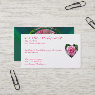 Climbing Rose Coordinating Items Business Card