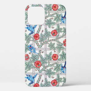 Climbing Rose & Small Bird, William Morris iPhone 12 Case