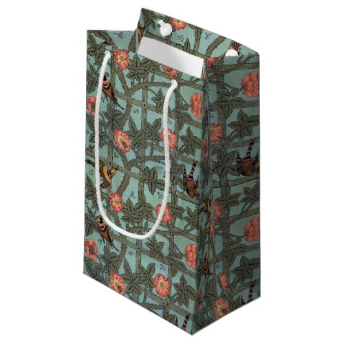 Climbing Rose  Small Bird William Morris Small Gift Bag