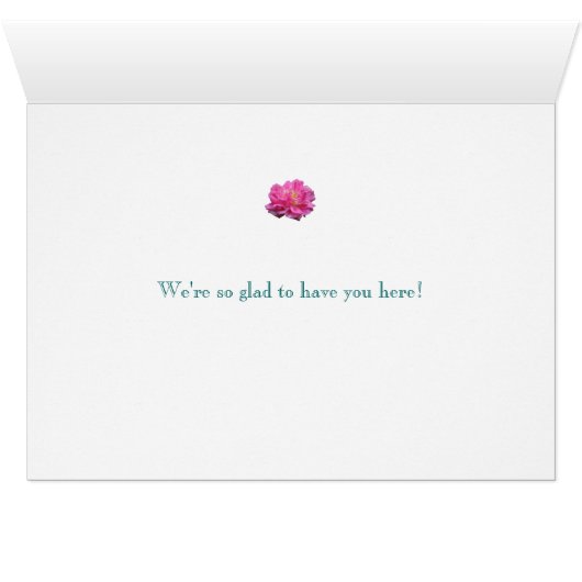 Climbing Rose Welcome to Neighborhood Card (Inside Horizontal (Bottom))