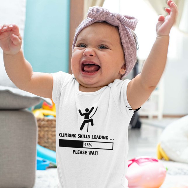 Climbing Skills Loading Baby Bodysuit (Climbing Skills Loading Bodysuit)