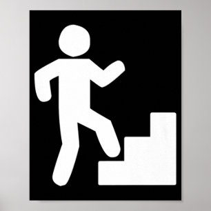 Climbing Stairs Tribute Workout   Poster