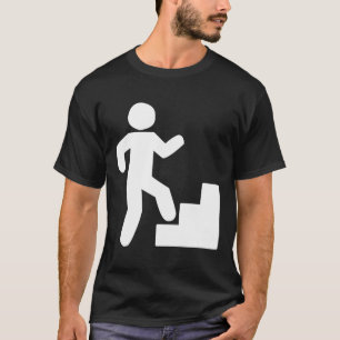 Climbing Stairs Tribute Workout T-Shirt