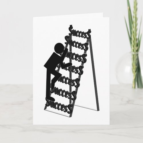 Climbing the Ladder of Success  Card