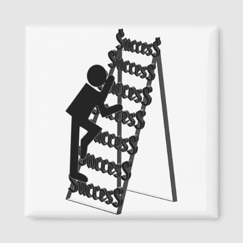 Climbing the Ladder of Success Magnet