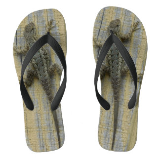 Climbing the wall flip flops