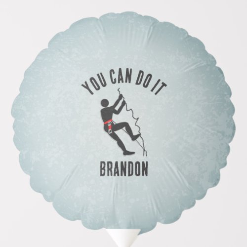 Climbing Theme Celebration or Male Encouragement Balloon