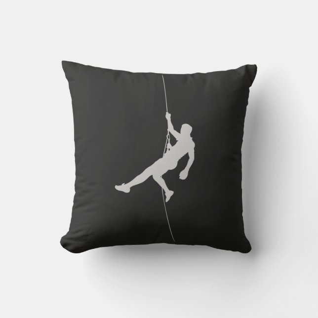 Climbing  throw pillow (Front)