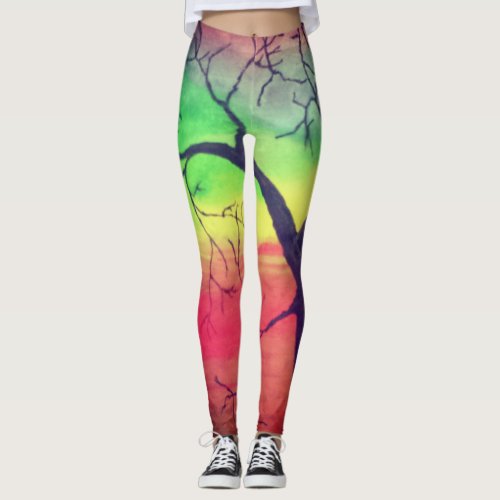 Climbing Tree Branches Leggings