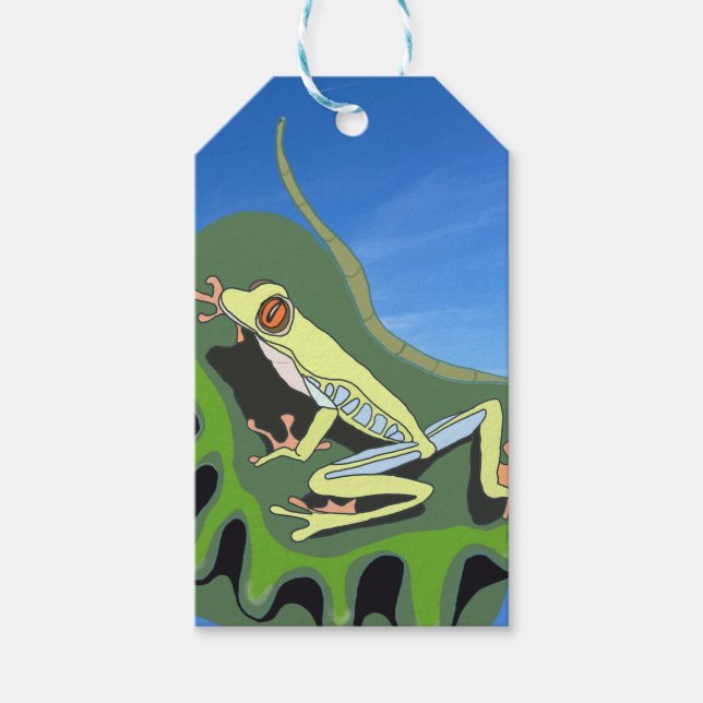 Climbing Tree Frog     Gift Tags (Front)