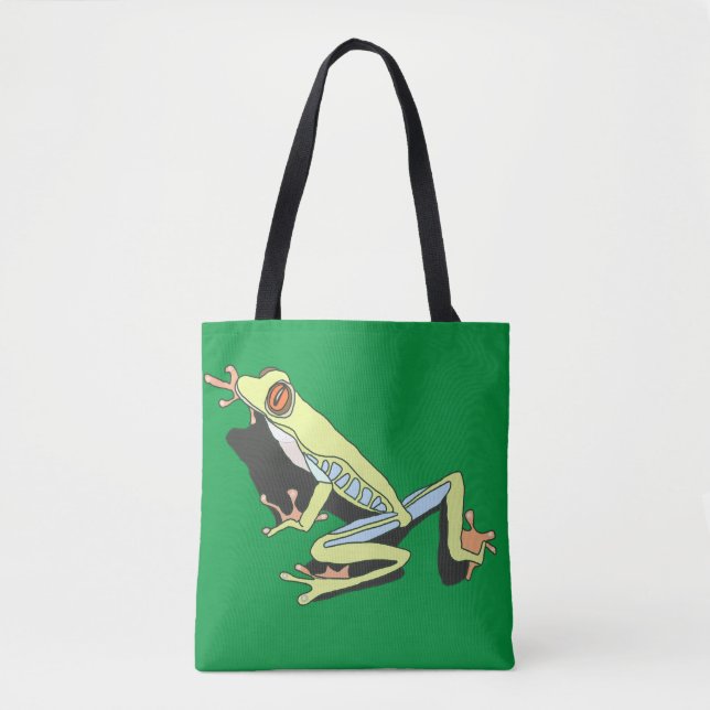 Climbing Tree Frog  Tote Bag (Front)