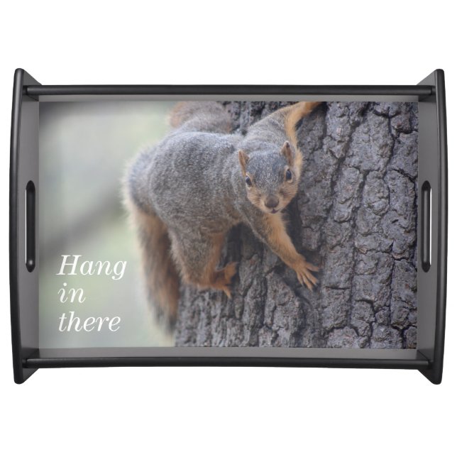Clinging Squirrel Serving Tray (Front)