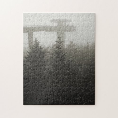 Clingmans Dome in the Fog _ GSMNP _ 11x14 Jigsaw Puzzle