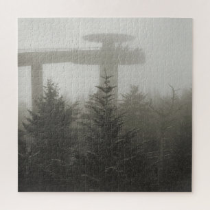 Clingmans Dome in the Fog - GSMNP - 20x20 Jigsaw Puzzle