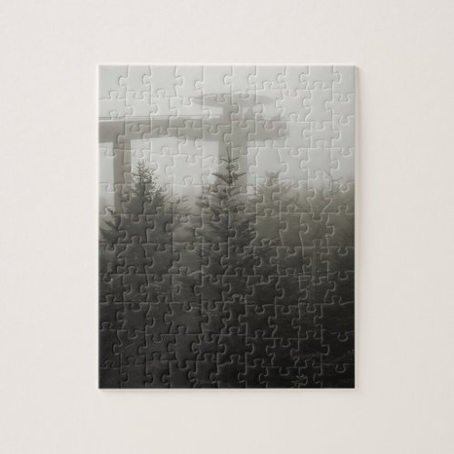Clingmans Dome in the Fog _ GSMNP _ 8x10 Jigsaw Puzzle