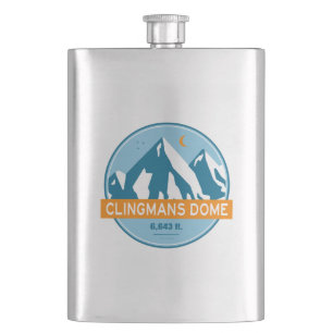 Clingmans Dome North Carolina Tennessee Stars Moon Flask